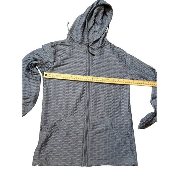 High-Waisted Honeycomb Pattern Leggings L/XL By New Mix - Picture 8 of 11